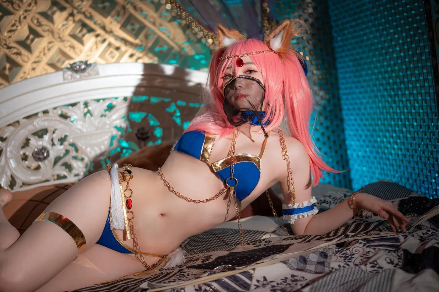Bambi밤비 – NO.76 [CreamSoda] Cosplay Tamamo  Kama FGO [40P]插图1